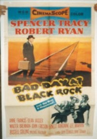 BAD DAY AT BLACK ROCK R1962 1sheet