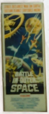 BATTLE IN OUTER SPACE insert