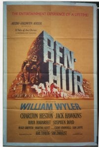 BEN-HUR ('60) R1974 1sheet