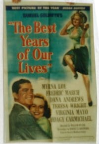 BEST YEARS OF OUR LIVES 1sheet