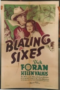 BLAZING SIXES other company 1sheet