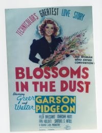 BLOSSOMS IN THE DUST 1sheet