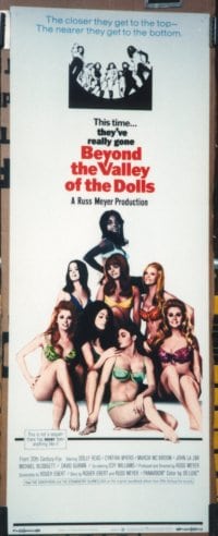 BEYOND THE VALLEY OF THE DOLLS insert
