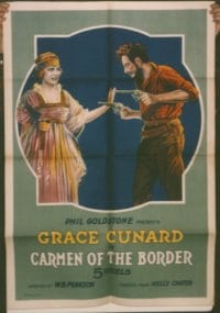 CARMEN OF THE BORDER 1sheet R23 Grace Cunard
