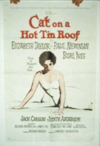 CAT ON A HOT TIN ROOF ('58) 1sheet