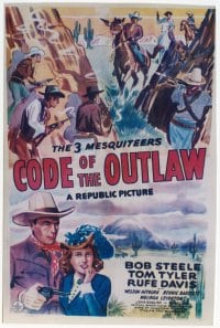 CODE OF THE OUTLAW linen 1sheet