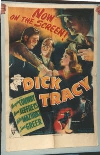 DICK TRACY ('45) feature 1sheet