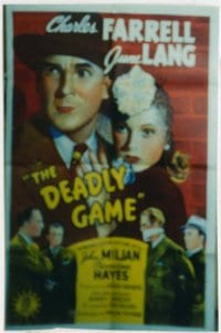 DEADLY GAME ('41) 1sheet