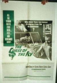 CURSE OF THE FLY militar 1sheet