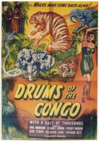 DRUMS OF THE CONGO 1sheet
