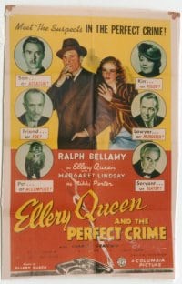 ELLERY QUEEN & THE PERFECT CRIME 1sheet