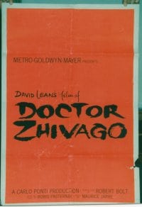 DOCTOR ZHIVAGO R1974 1sheet
