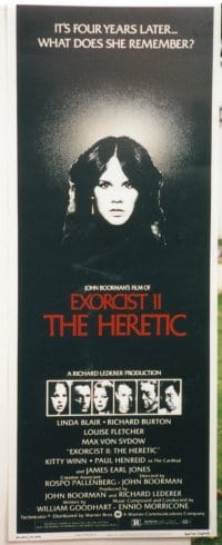 EXORCIST II: THE HERETIC insert