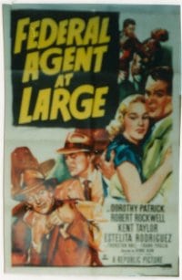 FEDERAL AGENT AT LARGE 1sheet