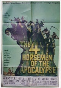 4 HORSEMEN OF THE APOCALYPSE ('61) militar 1sheet