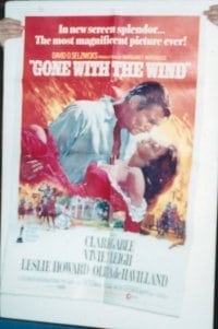 GONE WITH THE WIND R1980 1sheet