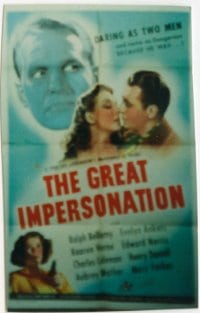 GREAT IMPERSONATION ('42) 1sheet