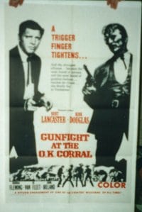 GUNFIGHT AT THE O.K. CORRAL militar 1sheet