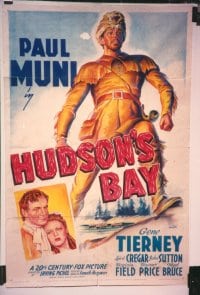 HUDSON'S BAY ('40) 1sheet