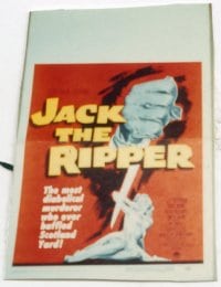 JACK THE RIPPER ('60) WC