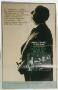 MAN WHO KNEW TOO MUCH ('56) R1983 1sheet
