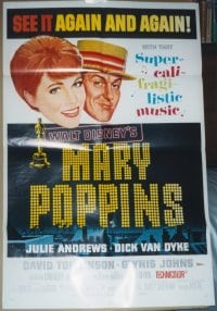MARY POPPINS R1973 1sheet