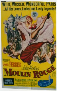 MOULIN ROUGE ('52) int'l style 1sheet