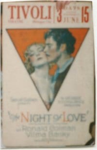 NIGHT OF LOVE ('27) WC
