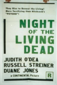 NIGHT OF THE LIVING DEAD ('68) militar 1sheet