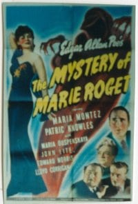 MYSTERY OF MARIE ROGET 1sheet