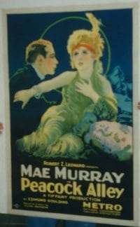 PEACOCK ALLEY ('22) paperbacked 1sheet