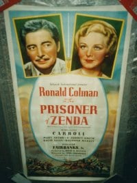 PRISONER OF ZENDA ('37) linen 3sh