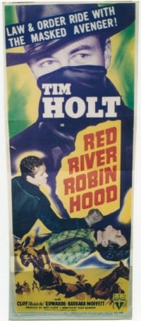 RED RIVER ROBIN HOOD auto'd Tim Ho insert
