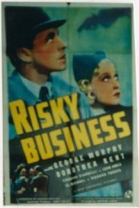 RISKY BUSINESS ('39) 1sheet