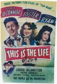 THIS IS THE LIFE ('44) 1sheet