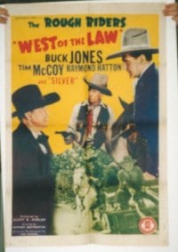 WEST OF THE LAW ('42) 1sheet