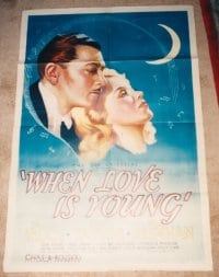WHEN LOVE IS YOUNG 1sheet