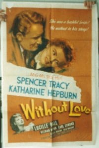 WITHOUT LOVE ('45) 1sheet