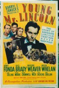 YOUNG MR. LINCOLN style A 1sheet