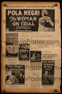 Cool Item Of the Month: The Woman on Trial pressbook