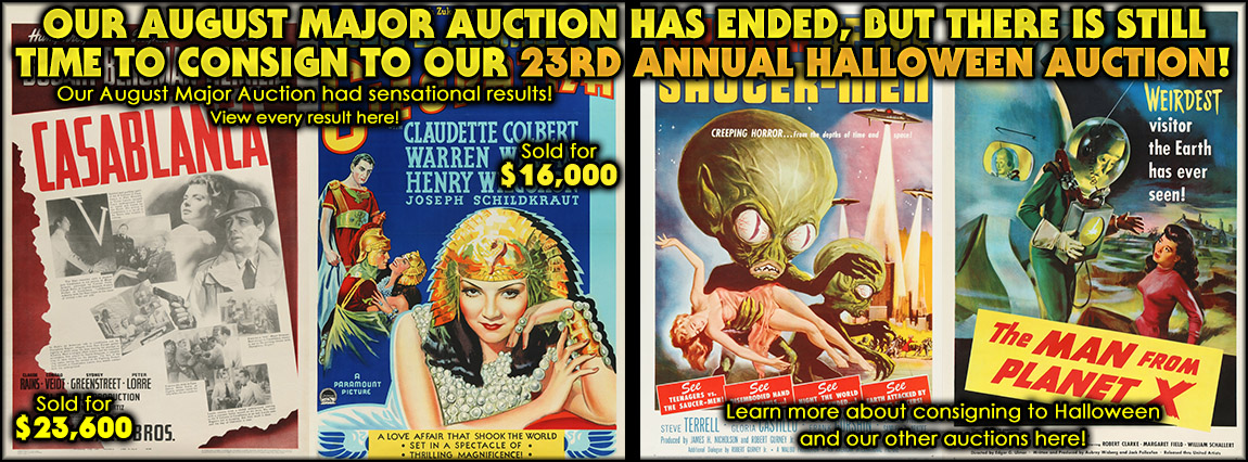 There's still time to consign to our Annual Halloween auction!
