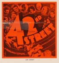 42nd STREET ('33) 6sh