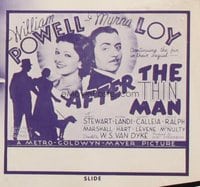 AFTER THE THIN MAN glass slide