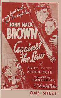 AGAINST THE LAW 1sh