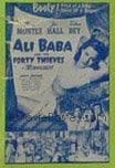 ALI BABA & THE FORTY THIEVES ('44) 40x60