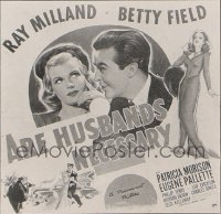 ARE HUSBANDS NECESSARY ('42) 6sh