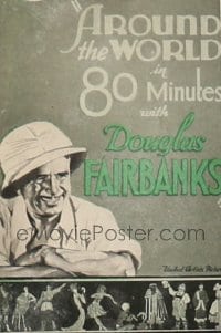 AROUND THE WORLD IN 80 MINUTES WITH DOUGLAS FAIRBANKS 1sh