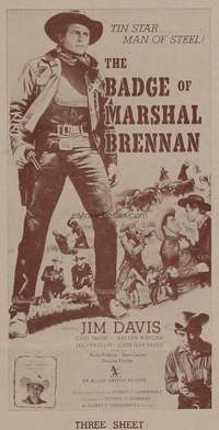 BADGE OF MARSHAL BRENNAN 3sh