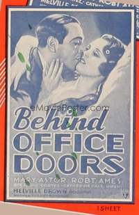 BEHIND OFFICE DOORS 1sh