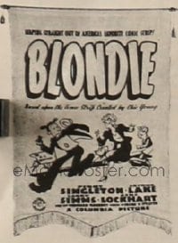 BLONDIE ('39) banner, silk